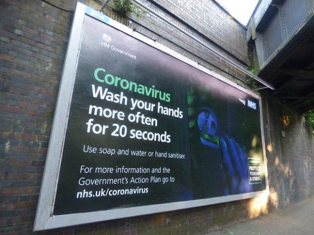 Wash your hands billboard on Richmond Road, Olton | by ell brown